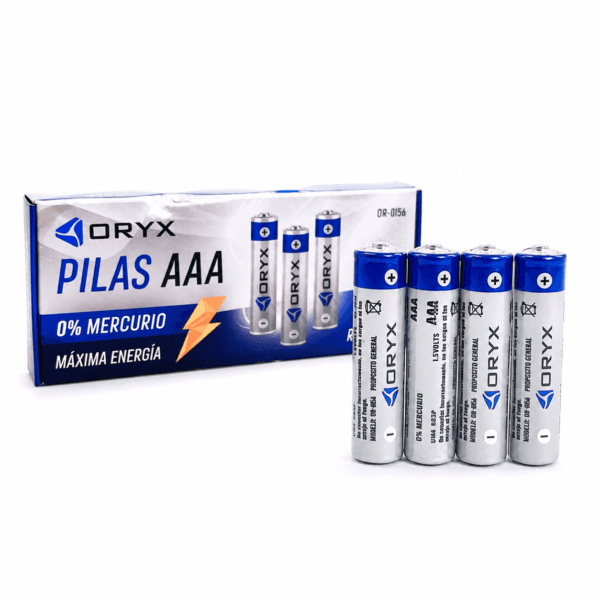 Pilas Aaa Oryx Blister X4