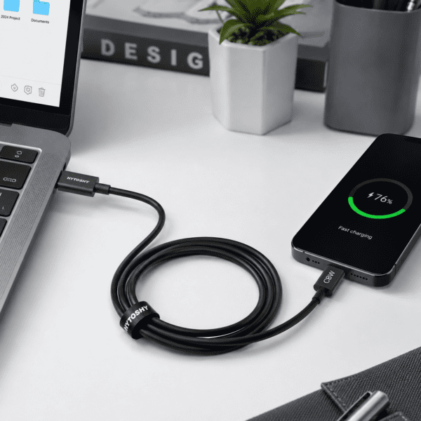 Cable USB C a USB C 68W Hytoshy HC 01 2