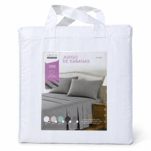 Juego de Sábanas Oryx 1 Plaza – Set Completo con Funda de Almohada - Image 1