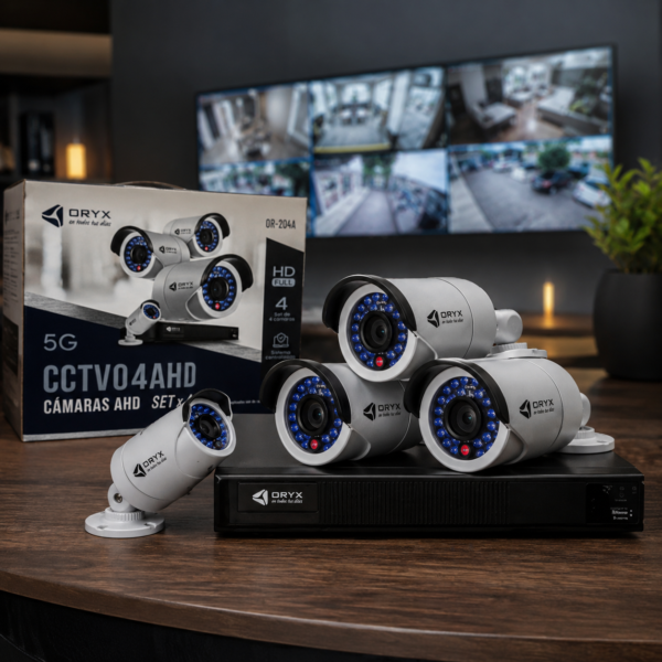 Kit20CCTV20de20Seguridad20con20420CaCC81maras20HD20OryxE2809320Vigilancia20para20Casa20o20Negocio 2