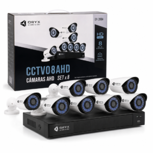 Kit CCTV de Seguridad con 8 Cámaras HD Oryx – Sistema de Vigilancia Completo - Image 1
