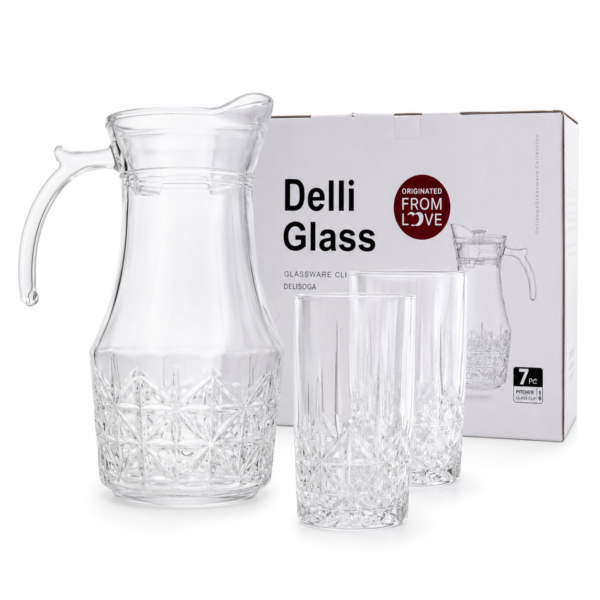 Set20de20Jarra20con20Vasos20de20Vidrio20para20Agua20y20Jugo20E2809320Ideal20para20Mesa20o20Regalo 1