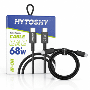 Cable USB-C a USB-C 68W Hytoshy HC-01 – Laptops y Smartphones - Image 1