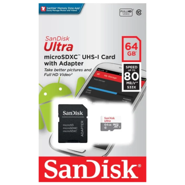 MEMORIA20SD20SANDISK2064GB201
