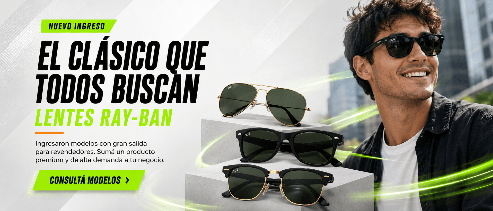banner rayban web