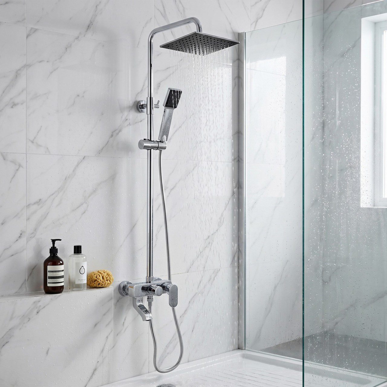 Ducha Monocomando con Rociador Suono Plateado 2 download 83666 zoom