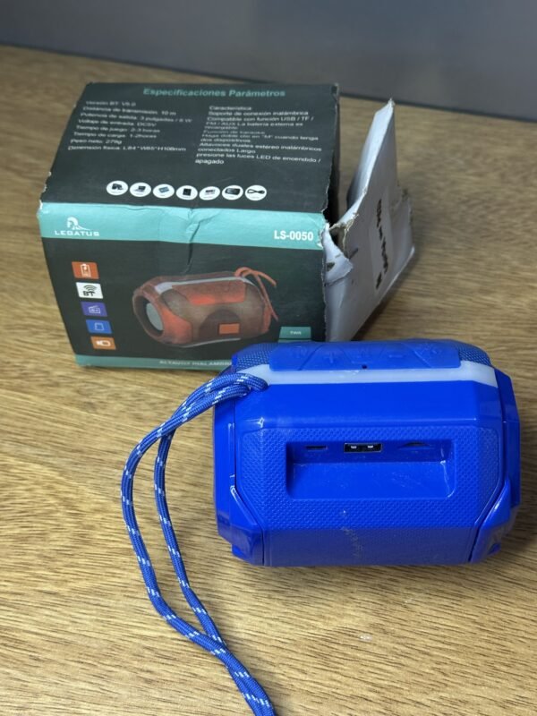 Parlante Bluetooth Legatus LS-0050 Portátil de 3 Pulgadas