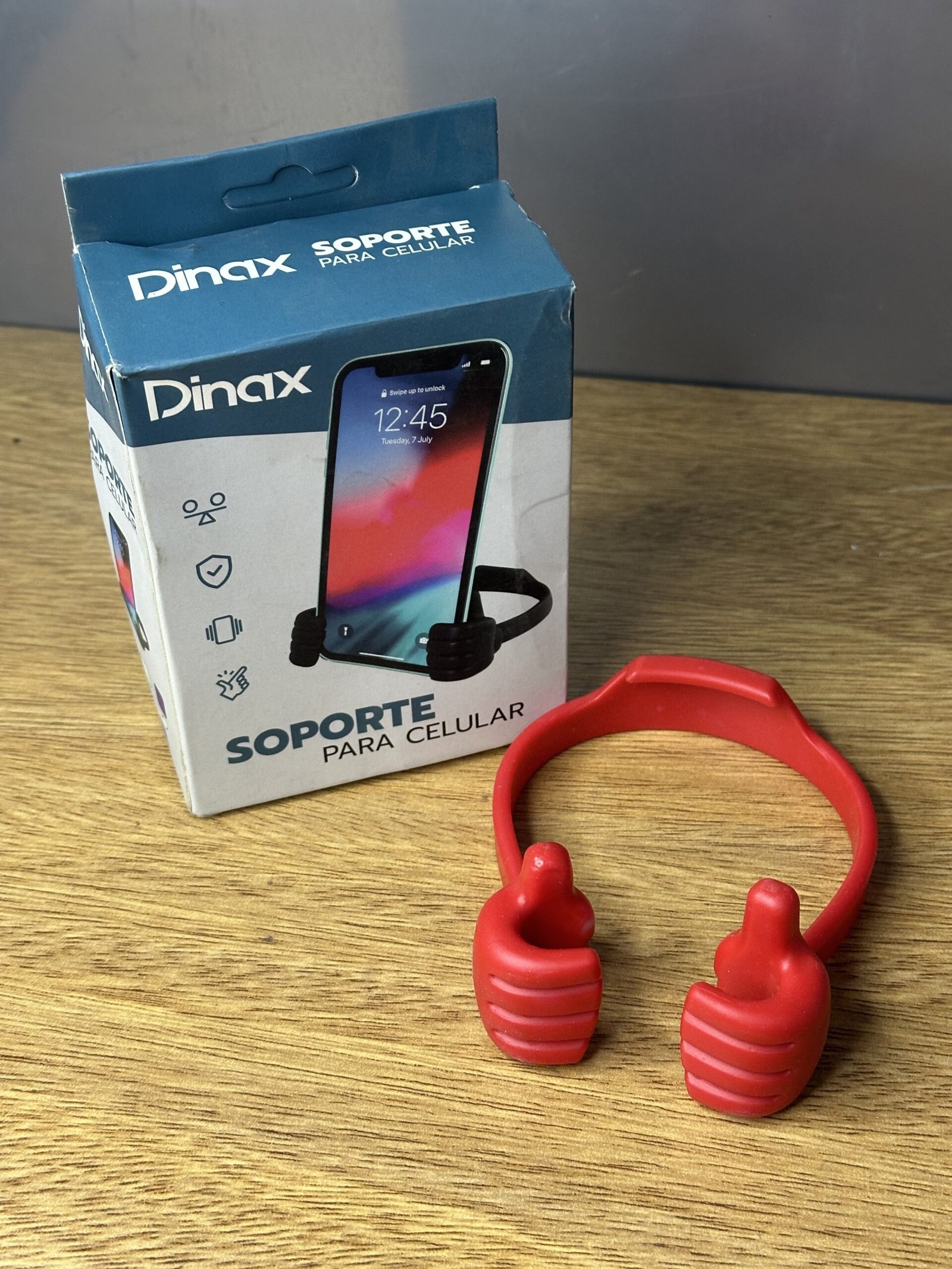 Soporte Dinax para Celular Diseño Manito con Pulgar Arriba