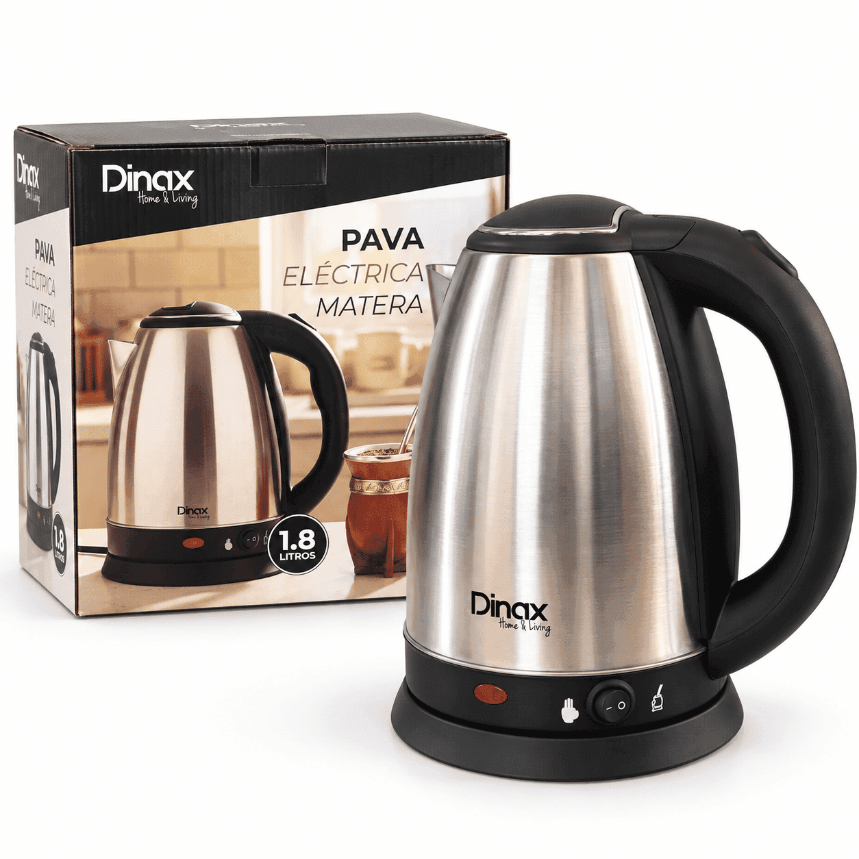 Pava Eléctrica 1.8L con Corte Mate Dinax DX1518PAV