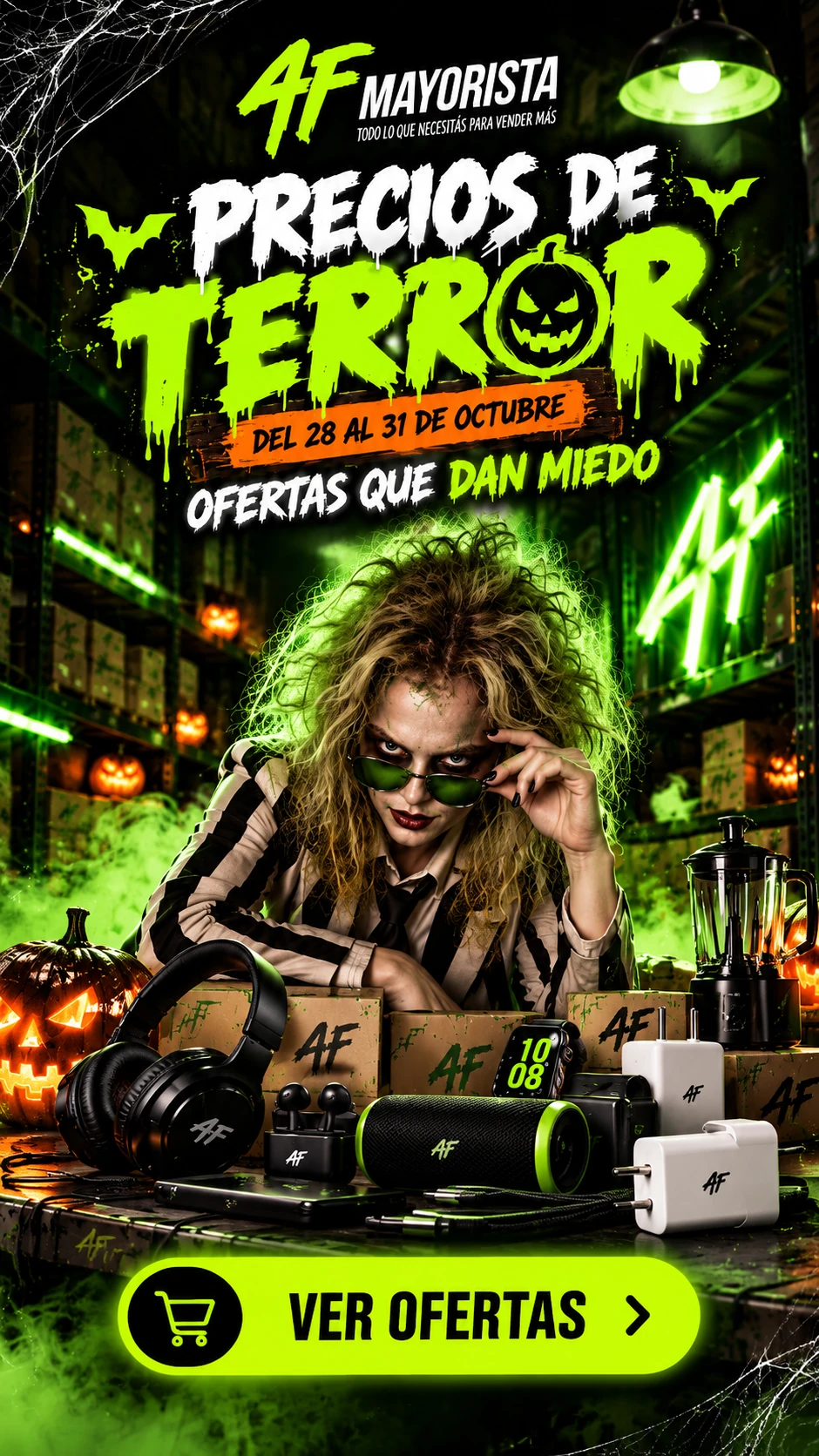 PRECIOS DE TERROR. Del 28 al 31 de octubre. Ver ofertas.
