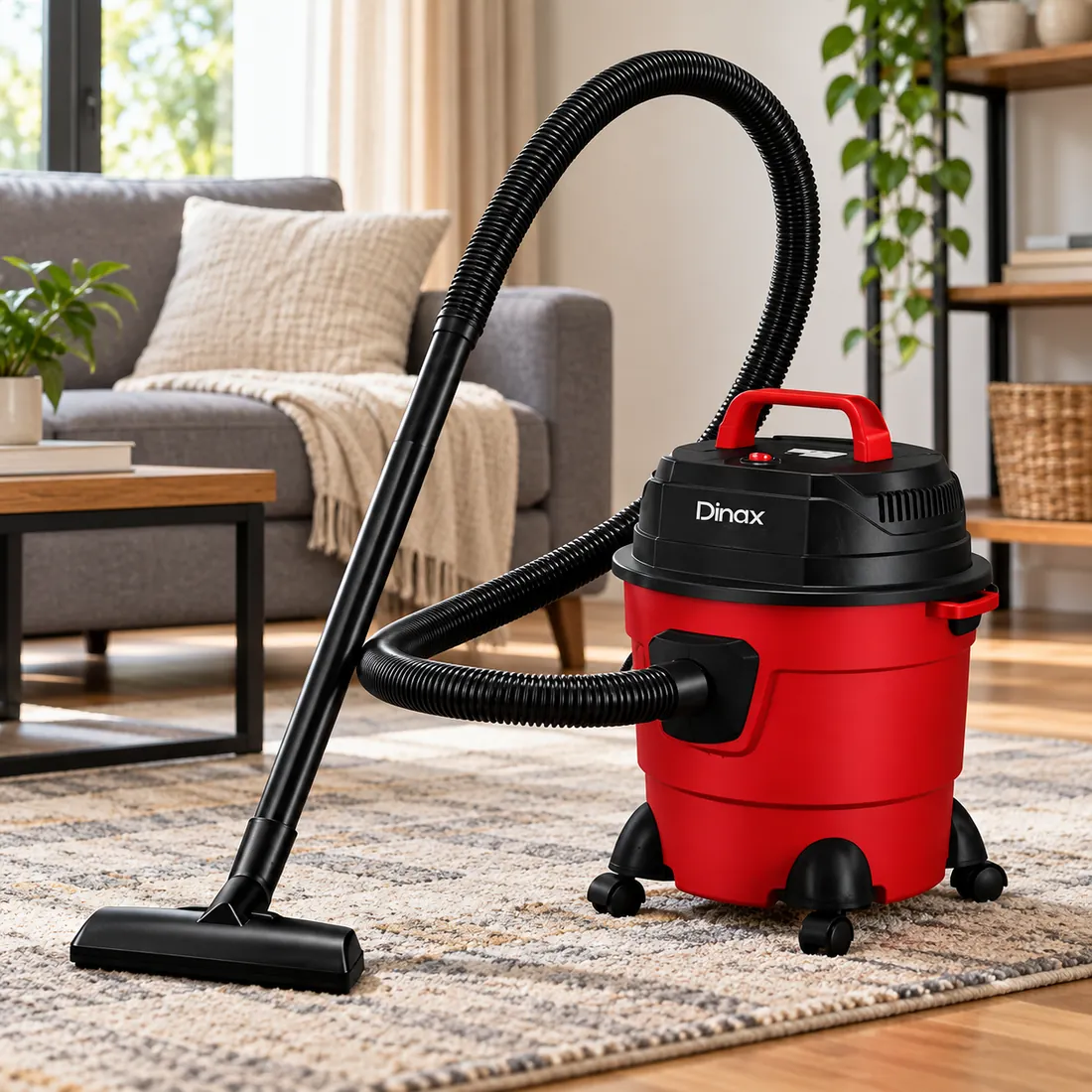 Aspiradora Tipo Tacho de 12 Litros y 1300 W