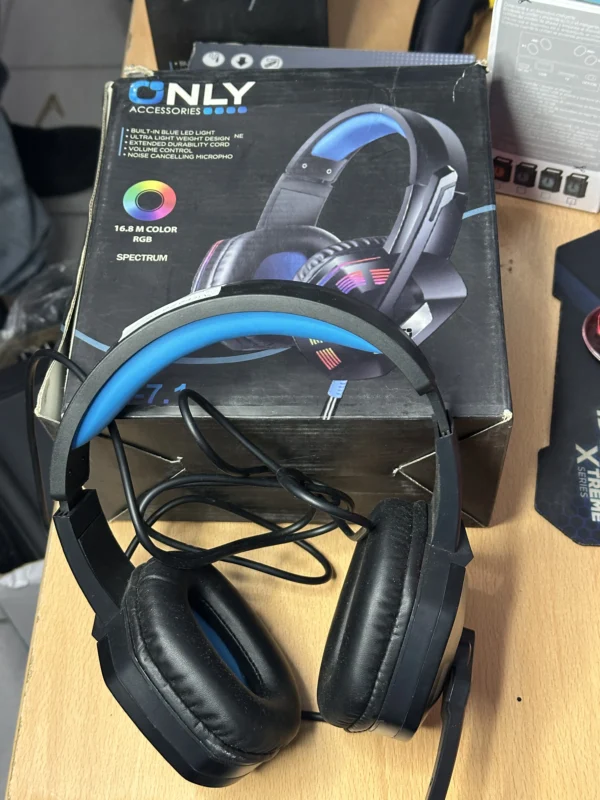 Auriculares Gamer ONLY MI-7.1 con Micrófono y Luces RGB 1 Auriculares Gamer ONLY MI-7.1 con Micrófono y Luces RGB