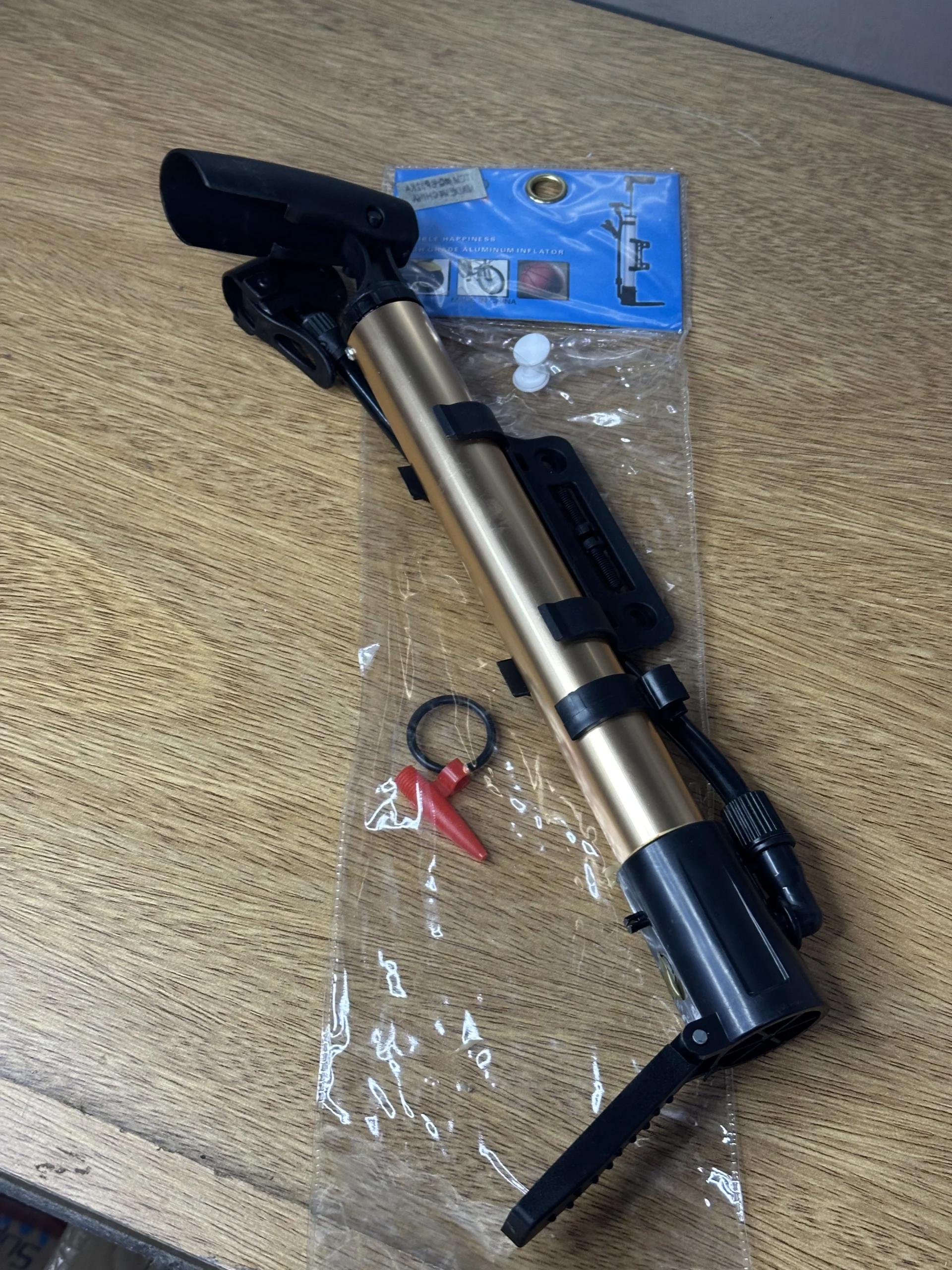 Inflador Manual JK-001 para Bicicleta y Moto