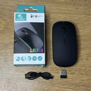 Venta de Garaje 6 Mouse Inalámbrico Recargable LED8 RGB de 3200 DPI