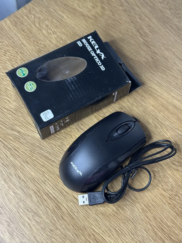 Mouse Óptico 3D HD MO-383 con Cable USB