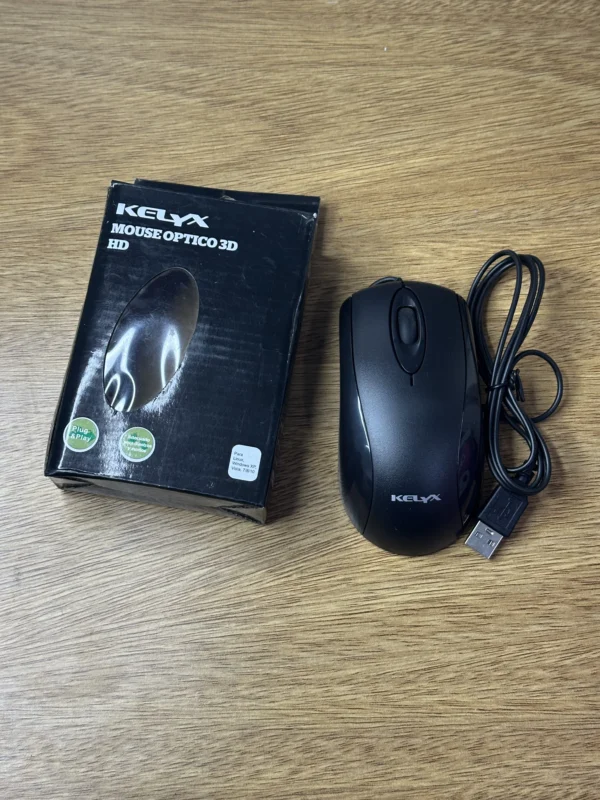 Mouse Óptico 3D HD MO-383 con Cable USB