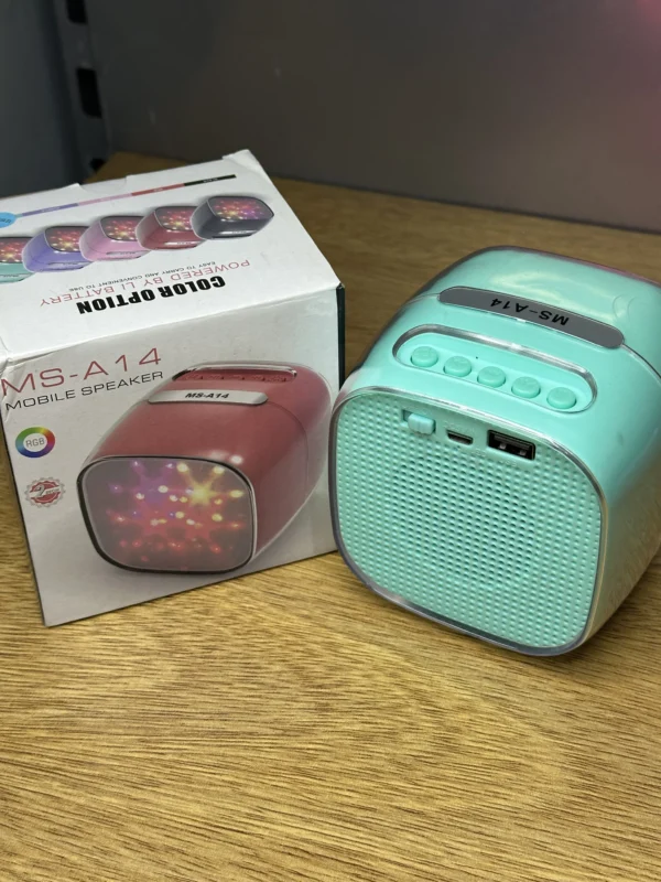 Parlante Portátil Suono MS-A14 Celeste