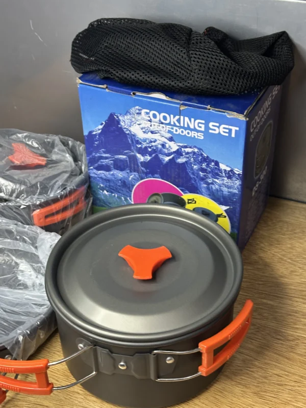 Set de Cocina para Camping con Funda de Transporte